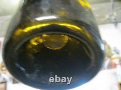 Florida Keys 1820s Beautyopen Pontilblack Glass French1 Literfree Blown Wine