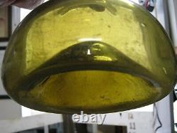 Florida Keys Dug1700-20 Pontiled Olive/black Glasslong Neck Dutch Onion