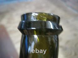 Florida Keys Ocean Find 1750's Open Pontilblack Glassfrench Flowerpot Wine