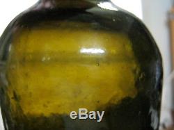 Florida Keys Ocean Find Mintpontiled 1800black Glass True Colonial Mallet