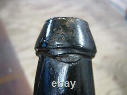 Florida Keys Shipwreck Dug 1820's Black Glass Hoffman Iron Pontiled Whiskey