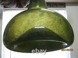 Florida Keys Shipwreck Ocean Find Pontiled 1700's Black Glass Dutch Onion Wine