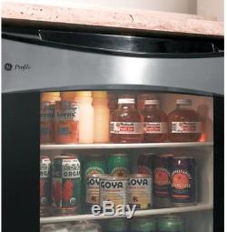 GE Profile 12-Bottle Beverage Cooler Wine Refrigerator Glass Stainless Steel New