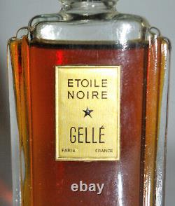 Garden Antique Bottle Of Perfume Star Black Plein + Packaging Art Deco Years