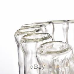 Giuliana Antique Black Two-tier Clear Glass Bottle Chandelier