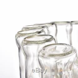 Giuliana Antique Black Two-tier Clear Glass Bottle Chandelier