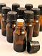 Glass Amber Euro Dropper Bottles For Essential Oils 5ml With Black Caps 500-pack