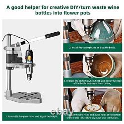 Glass Bottle Cutter Electric Bottle Cutting Machine 36Pcs Versatile Rotary To