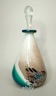 Gorgeous Vintage MDINA Art Glass Malta Perfume Bottle withDauber