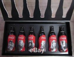 HTF Belgium Coca-Cola Zero glass bottle set box plastic sleeve Star Wars 2017
