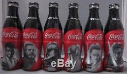 HTF Belgium Coca-Cola Zero glass bottle set box plastic sleeve Star Wars 2017