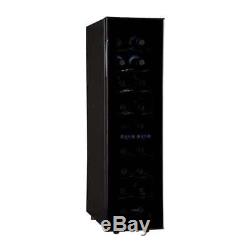 Haier 18-Bottle Dual Zone Curved Glass Door Wine Cellar Refrigerator (Used)