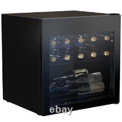 Honeywell 14 Bottle Compressor Wine Cooler Refrigerator with Glass Door