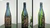 How To Decorate A Glass Bottle Glass Bottle Craft