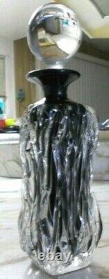 ION TAMAIAN Sticluta Parfum, Chic Noir GLASS SCULPTURE PERFUME BOTTLE LOOK