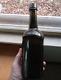 Iron Pontil Dyottville Glass Works Patent 3 Pc Mold Whiskey Bottle 1850s Black