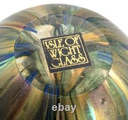 Isle Of Wight Studio Glass Large Perfume Bottle Black Square Label