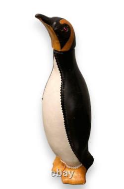 Italian leather covered penguin bottle