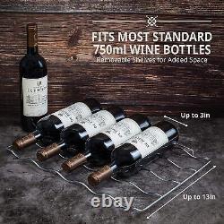 Ivation 34 Bottle Freestanding Wine Fridge, Wine Cooler with Wi-fi App, Black