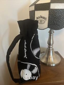Jack Daniels Stained Glass Tiffany Style Lamp and bottle Tote
