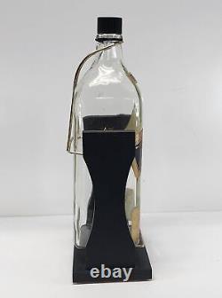 Johnnie Walker EMPTY large bottle Gallon Black Label glass scotch swing cradle