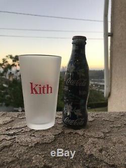 KITH x COCA-COLA EXCLUSIVE KITH Frosted Cola Pint glass AND Coke Bottle