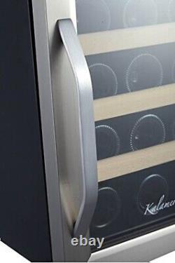 Kalamera KR-12ASS 12 Bottle Stainless Steel Wine Cooler 33 Litre Counter Top