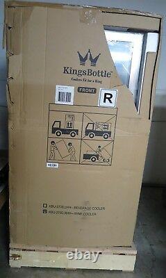 KingsBottle 73 Bottle Dual Zone Wine Cooler Refrigerator Glass door KBU-270D RHH