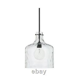 Kitchen Dining Room Large Pendant Light with Clear Water Glass Shade for 325717MB