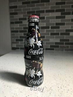 Kith Coca-Cola Collectible Glass Coke Bottle Set Of 3 Black Red Hawaii