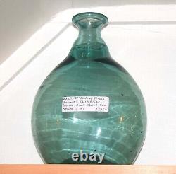 LARGE 18th CENTURY BLOWN GLASS FARMER'S FLASK