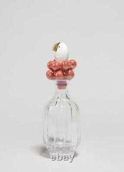 LLADRO Bottle Toucan Glass Bottle. Golden Luster