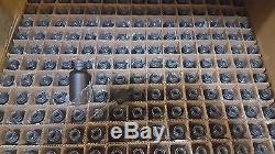 LOT OF 468 Black Glass bottles 15 ml with droppers and child / tamper proof caps