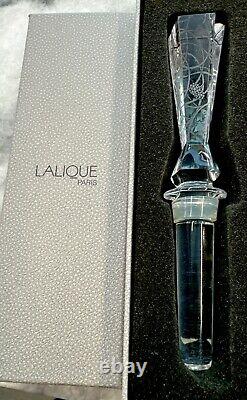 Lalique Fine Crystal Black Berries Bottle Stopper