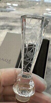 Lalique Fine Crystal Black Berries Bottle Stopper