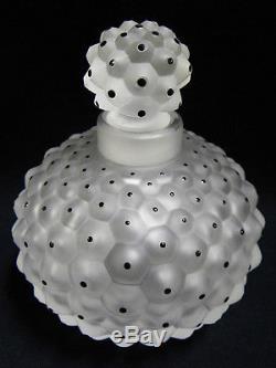 Lalique France Cactus Large Spikey Black Dots Cosmetic Perfume Bottle