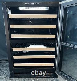 Marvel MLWD224SG01A 24 Dual Zone Wine Cooler with 40 Bottle Glass, SS Trim
