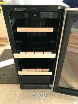 Marvel Wine Cellar with 23 Bottle Capacity Stainless Steel Frame Glass Door