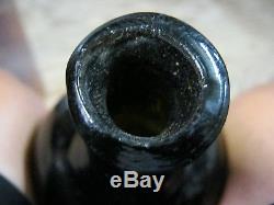 Mint Florida Keys Ocean Find Pontiled 1800black Glass True English Mallet
