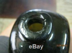 Mint Shipwreck 10 1/2 Pontiled Black Glass Pig Snout Dutch Case Gin