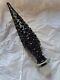 Modern Black Hobnail Genie Bottle Decanter Stopper Only