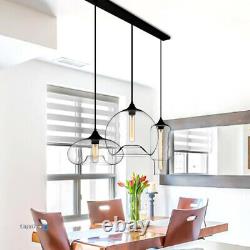 Modern Glass Chandelier Ceiling Pendant Light Fixture Kitchen Island Lighting US