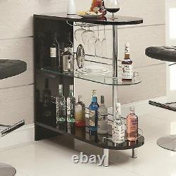 Modern Wine/Liquor Bar Table Room Divider Storage Display Bottle Glass Furniture