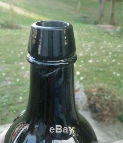 NASHVILLE TENNESSEE. X-Rare, BLACK GLASS ALE. E. OTTENVILLE, Early Quart Ale