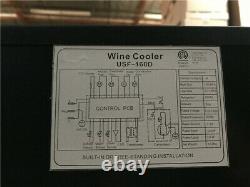 NEW 168 Wine Bottle Cooler Cabinet Glass Door Refrigerator NSF
