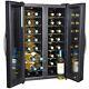 Newair 28-bottle Locking Glass Door Wine Fridge Refrigerator Home Office Bar
