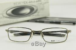 New Oakley BOTTLE ROCKET 2.0 Eye glasses #11-961 Black Chrome RX 50-18-120 withBox