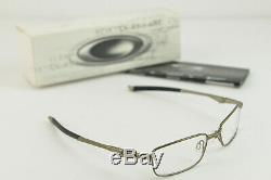 New Oakley BOTTLE ROCKET 2.0 Eye glasses #11-961 Black Chrome RX 50-18-120 withBox