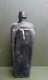 Nice Antique Dark Green Glass Square Gin Bottle Dutch Or English 18th/19th C