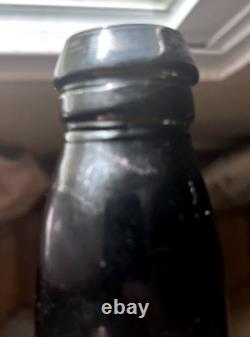 Nice Dark Olive Green Rum Bottle Scratchy Pontil Crude Lip 1830's Era Clean L@@k